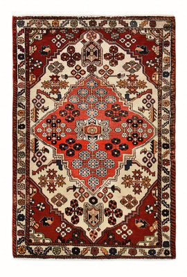 Alfombra persa - Nómada - 154 x 101 cm - rojo