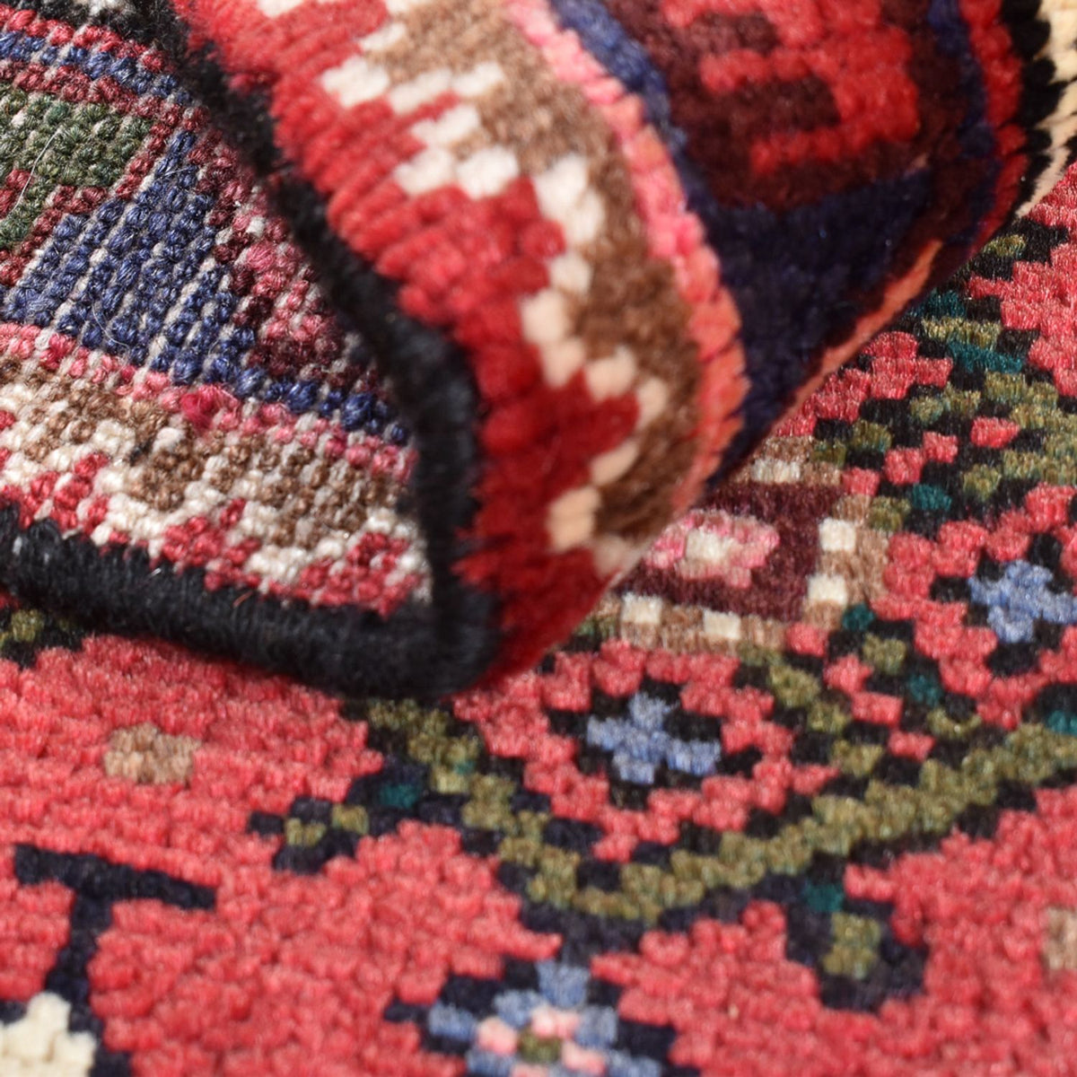 Alfombra persa - Nómada - 151 x 99 cm - rojo