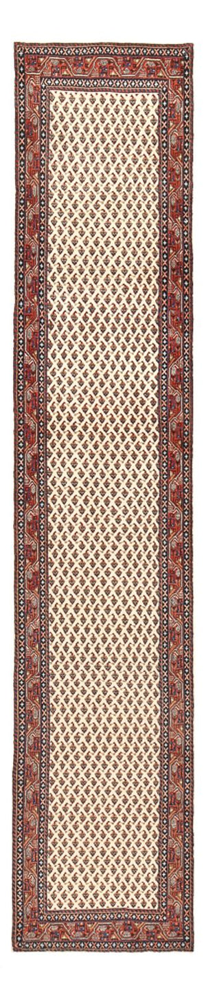 Alfombra de pasillo Alfombra persa - Clásica - 389 x 75 cm - beige claro