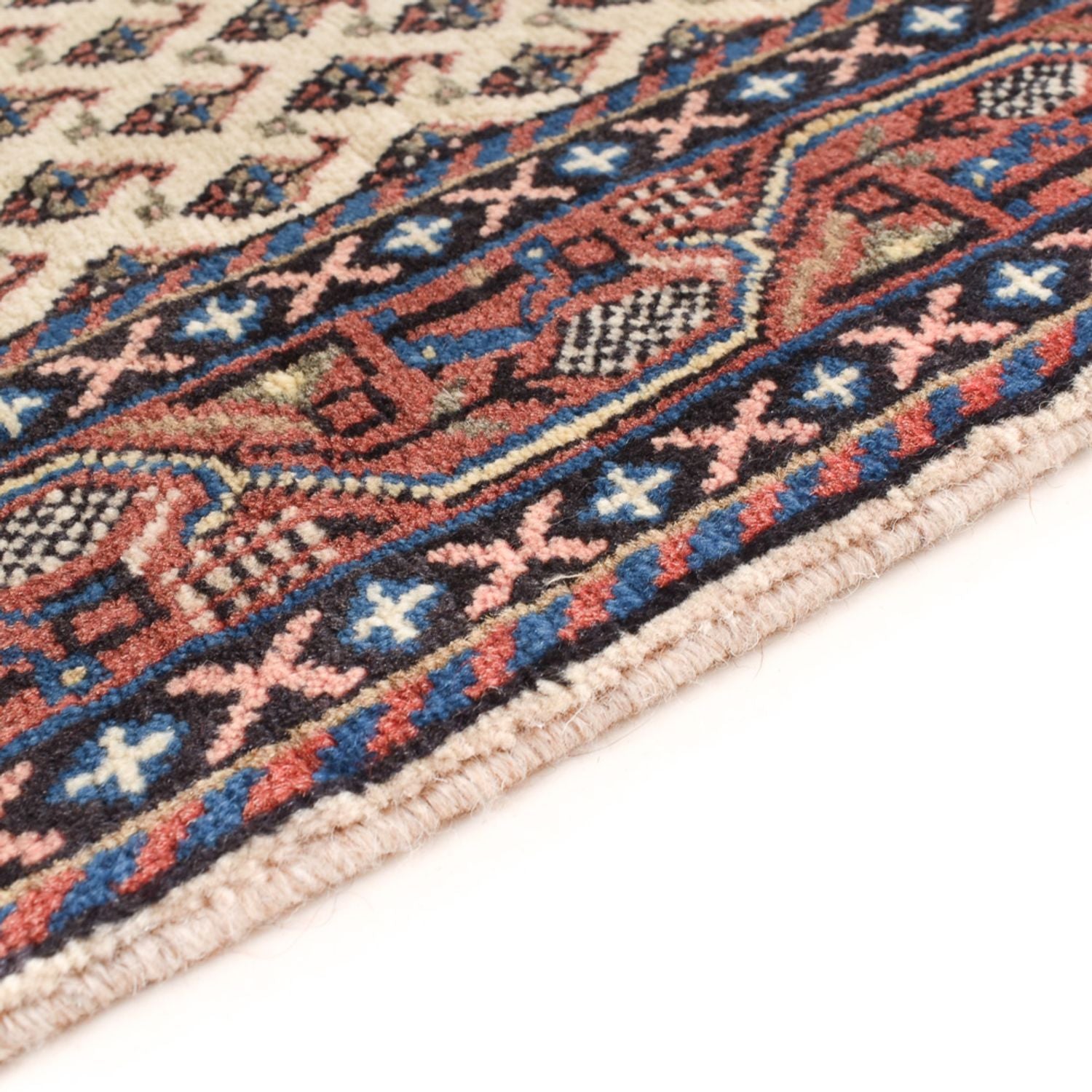 Alfombra de pasillo Alfombra persa - Clásica - 389 x 75 cm - beige claro