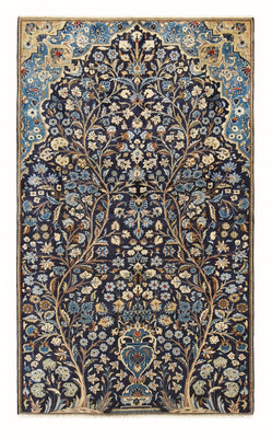 Alfombra persa - Clásica - 240 x 139 cm - azul oscuro