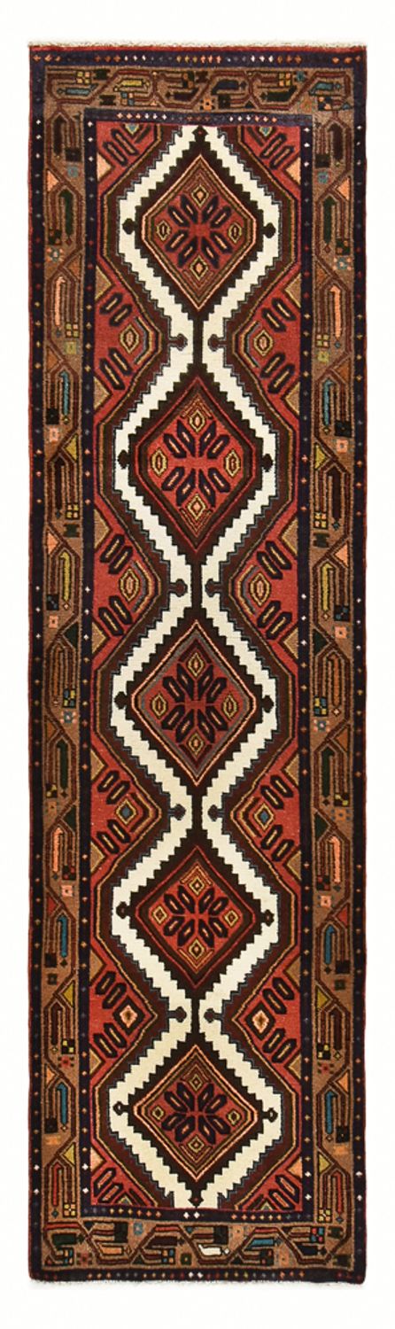 Alfombra de pasillo Alfombra persa - Nómada - 292 x 75 cm - rojo oscuro