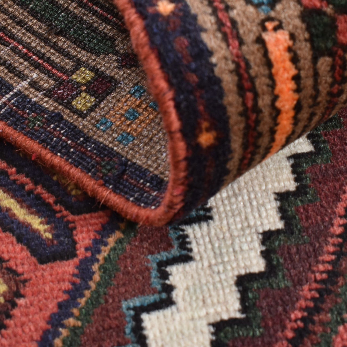 Alfombra de pasillo Alfombra persa - Nómada - 292 x 75 cm - rojo oscuro