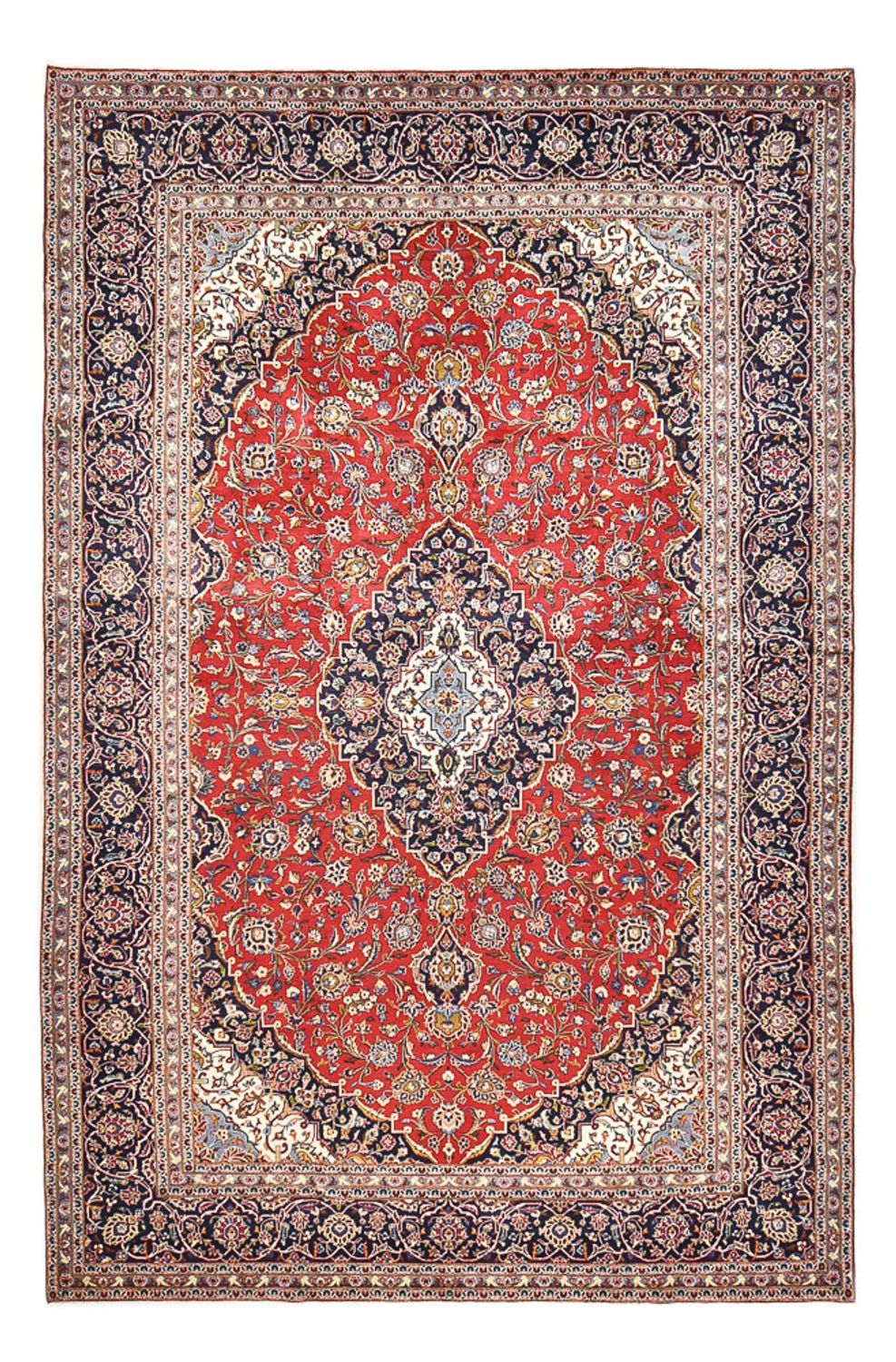 Alfombra persa - Keshan - 470 x 298 cm - rojo