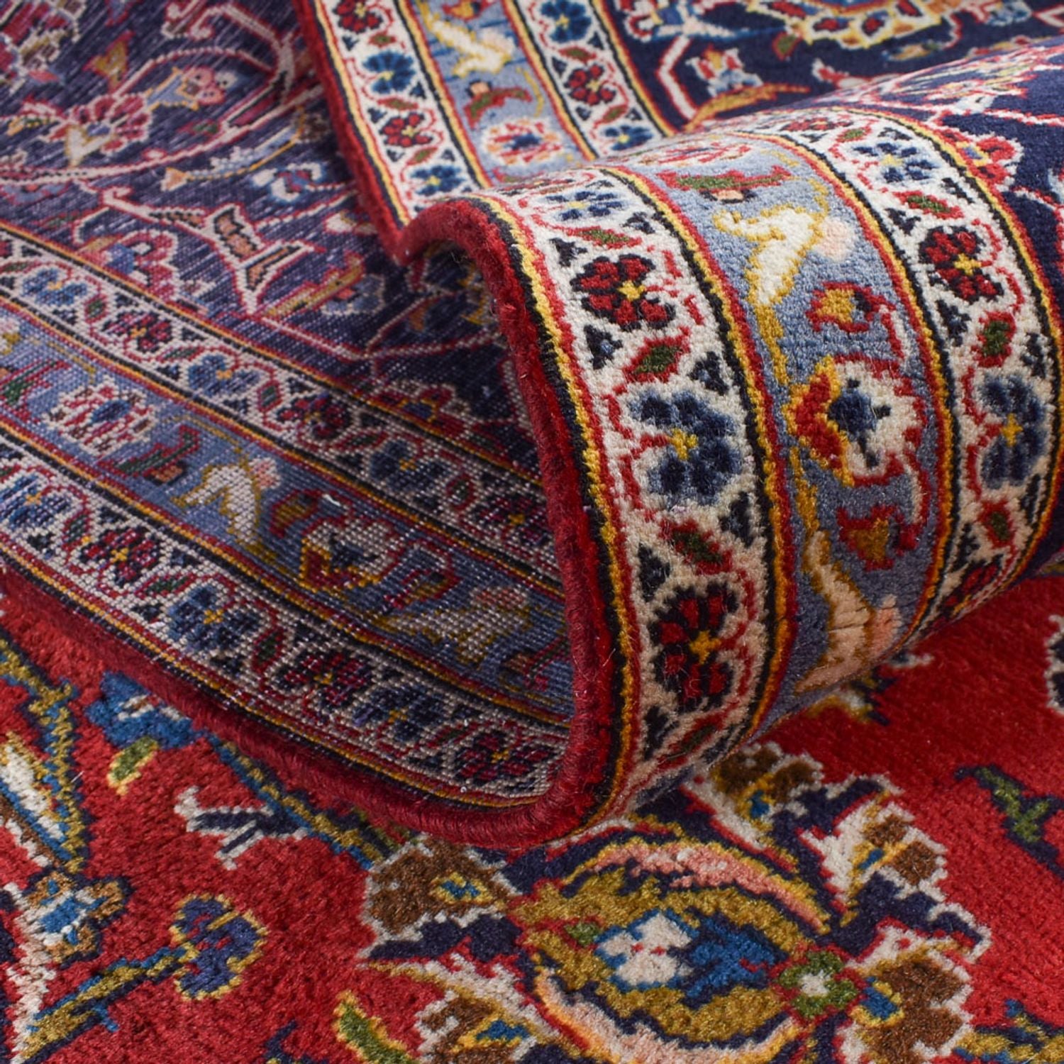 Alfombra persa - Keshan - 470 x 298 cm - rojo