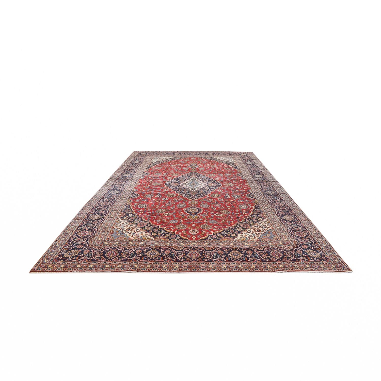 Alfombra persa - Keshan - 470 x 298 cm - rojo