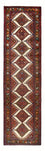 Alfombra de pasillo Alfombra persa - Nómada - 321 x 86 cm - rojo oscuro