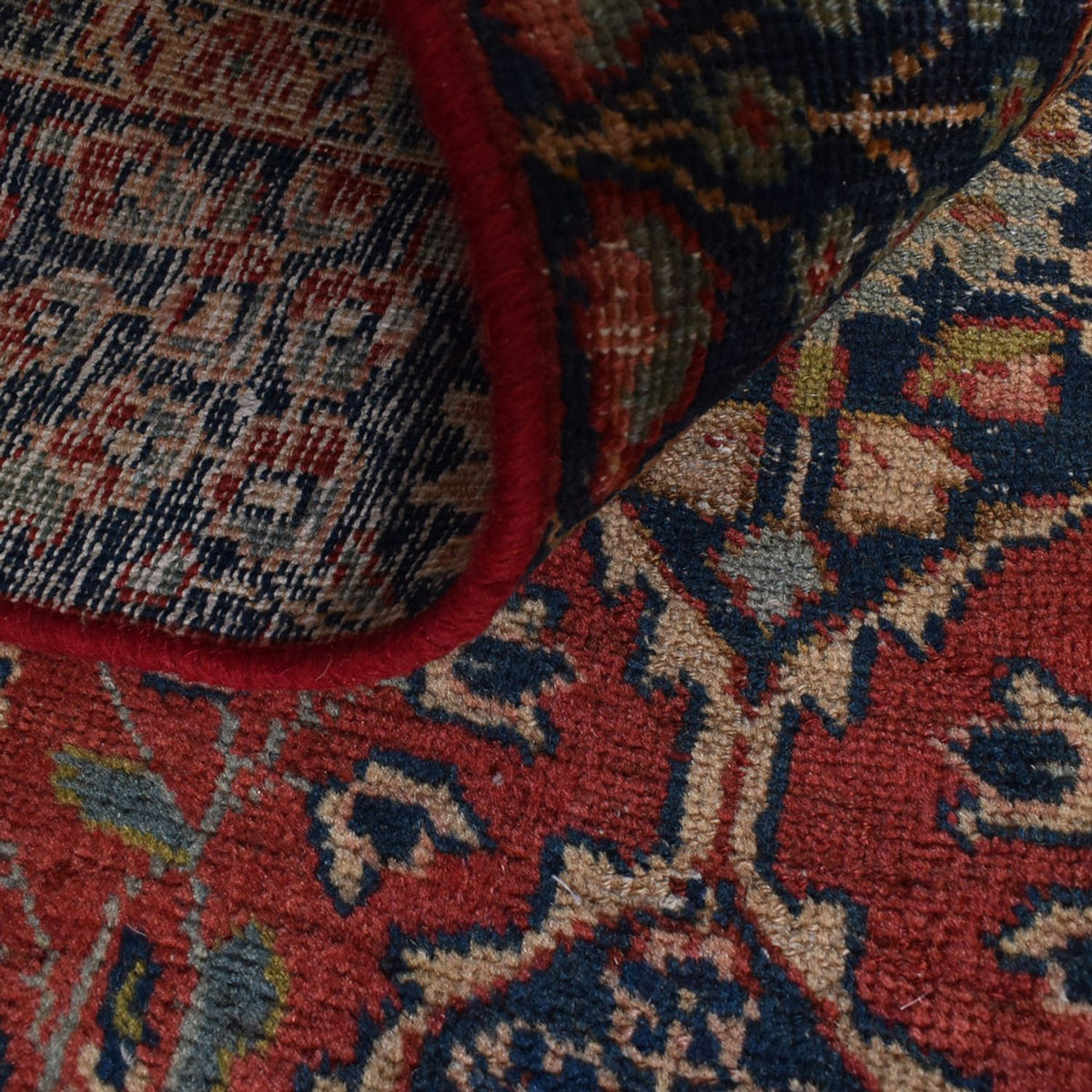 Alfombra persa - Nómada - 175 x 128 cm - rojo