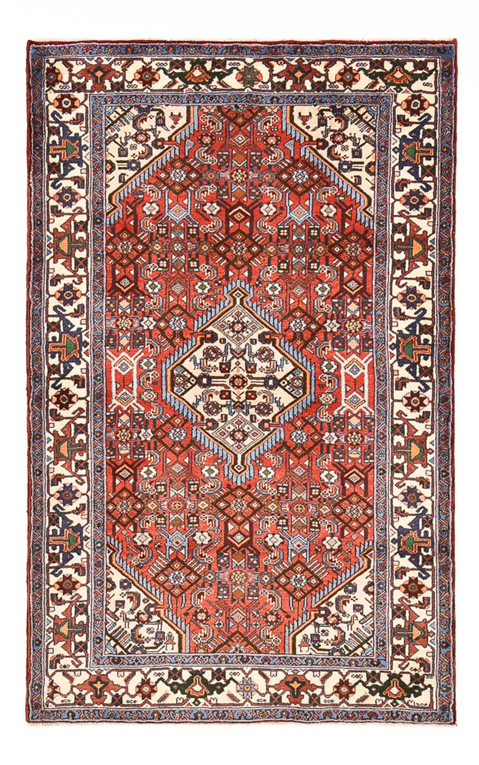 Alfombra persa - Nómada - 184 x 120 cm - multicolor