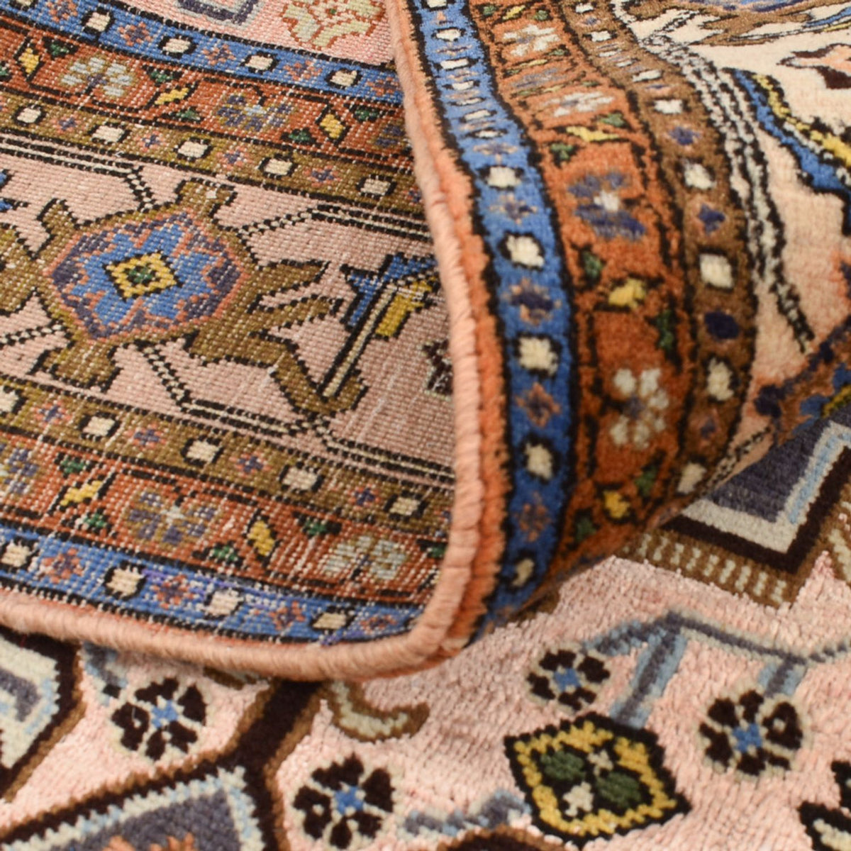 Alfombra persa - Nómada - 193 x 140 cm - multicolor