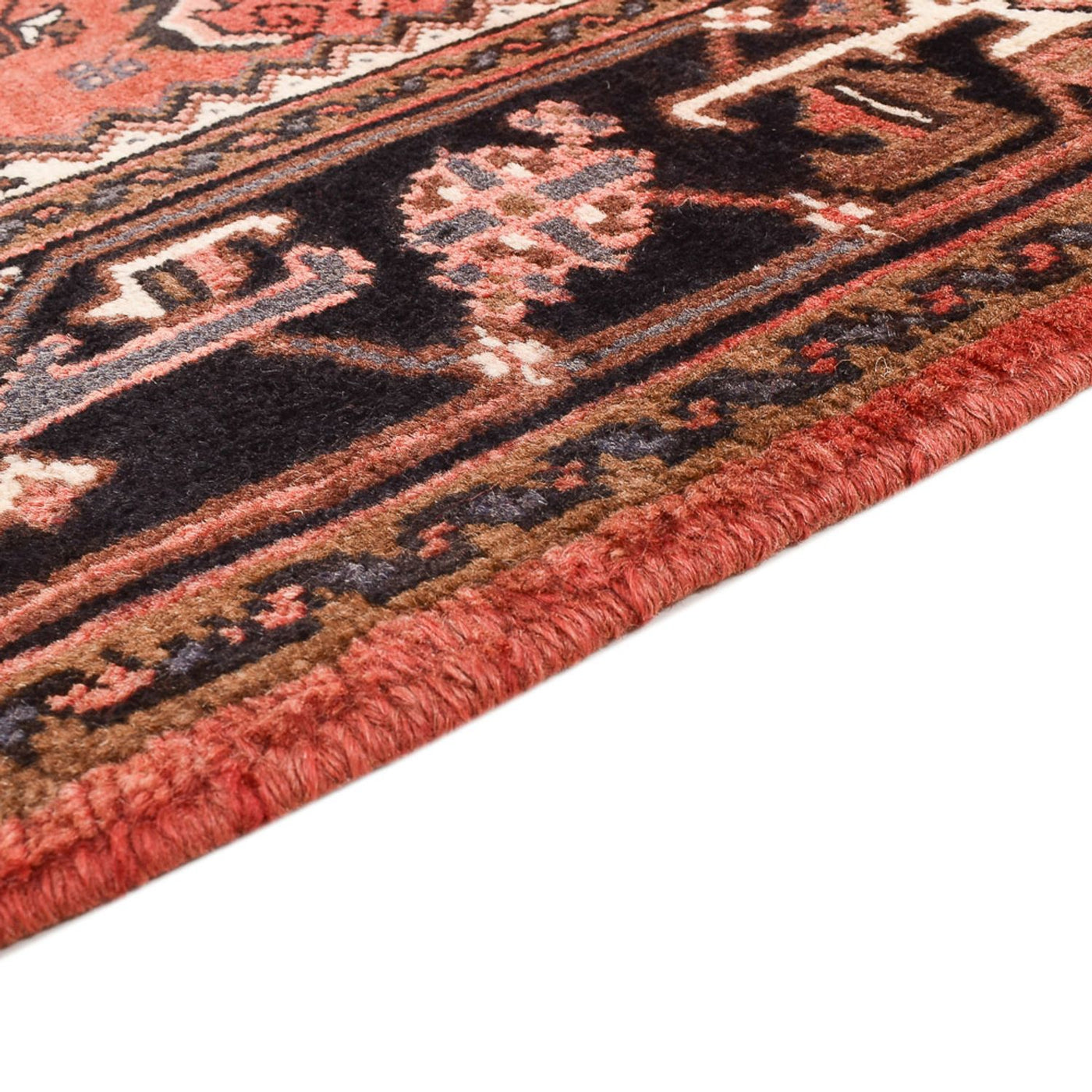 Alfombra persa - Nómada - 205 x 156 cm - rojo claro