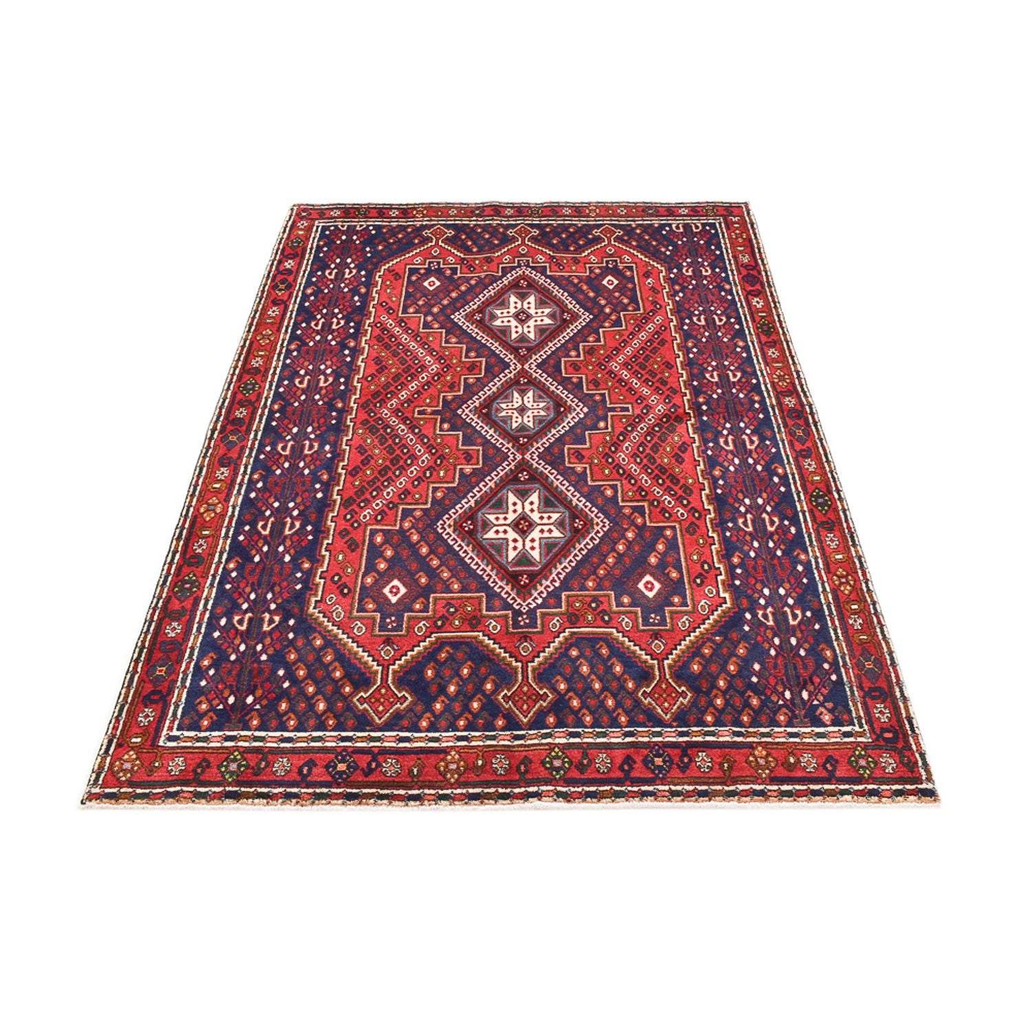 Alfombra persa - Nómada - 246 x 159 cm - óxido