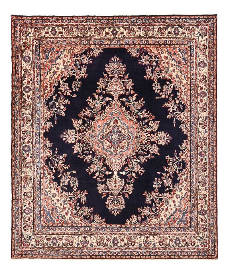 Alfombra persa - Nómada - 287 x 240 cm - azul oscuro