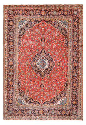 Alfombra persa - Keshan - 422 x 296 cm - rojo