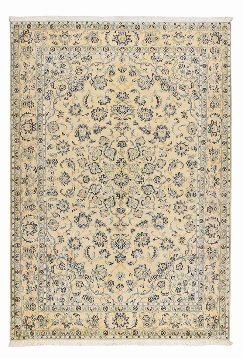 Alfombra persa - Nain - 286 x 198 cm - arena