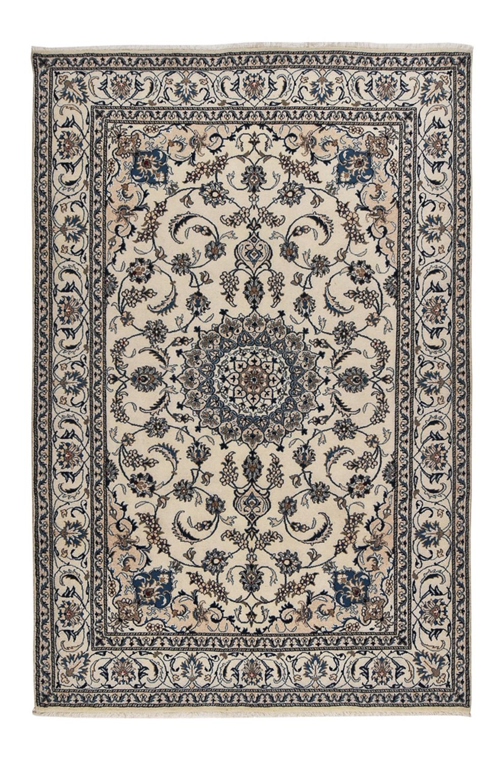 Alfombra persa - Nain - 292 x 191 cm - beige