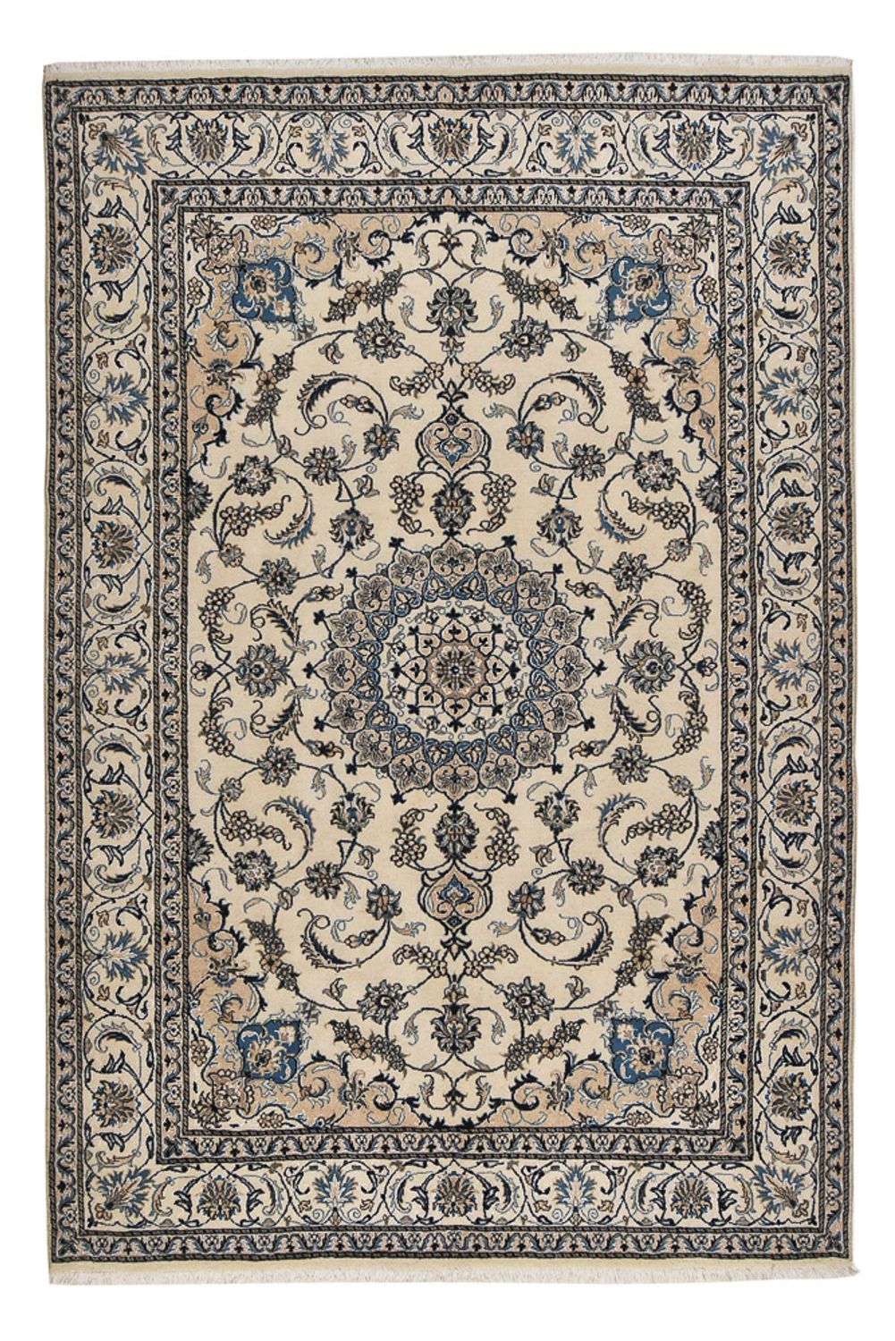 Alfombra persa - Nain - 293 x 194 cm - beige