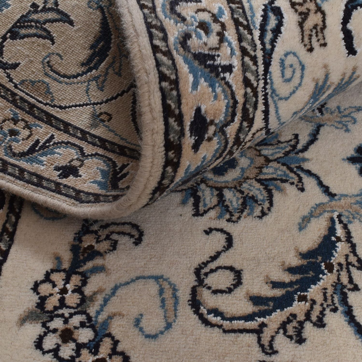 Alfombra persa - Nain - 293 x 194 cm - beige