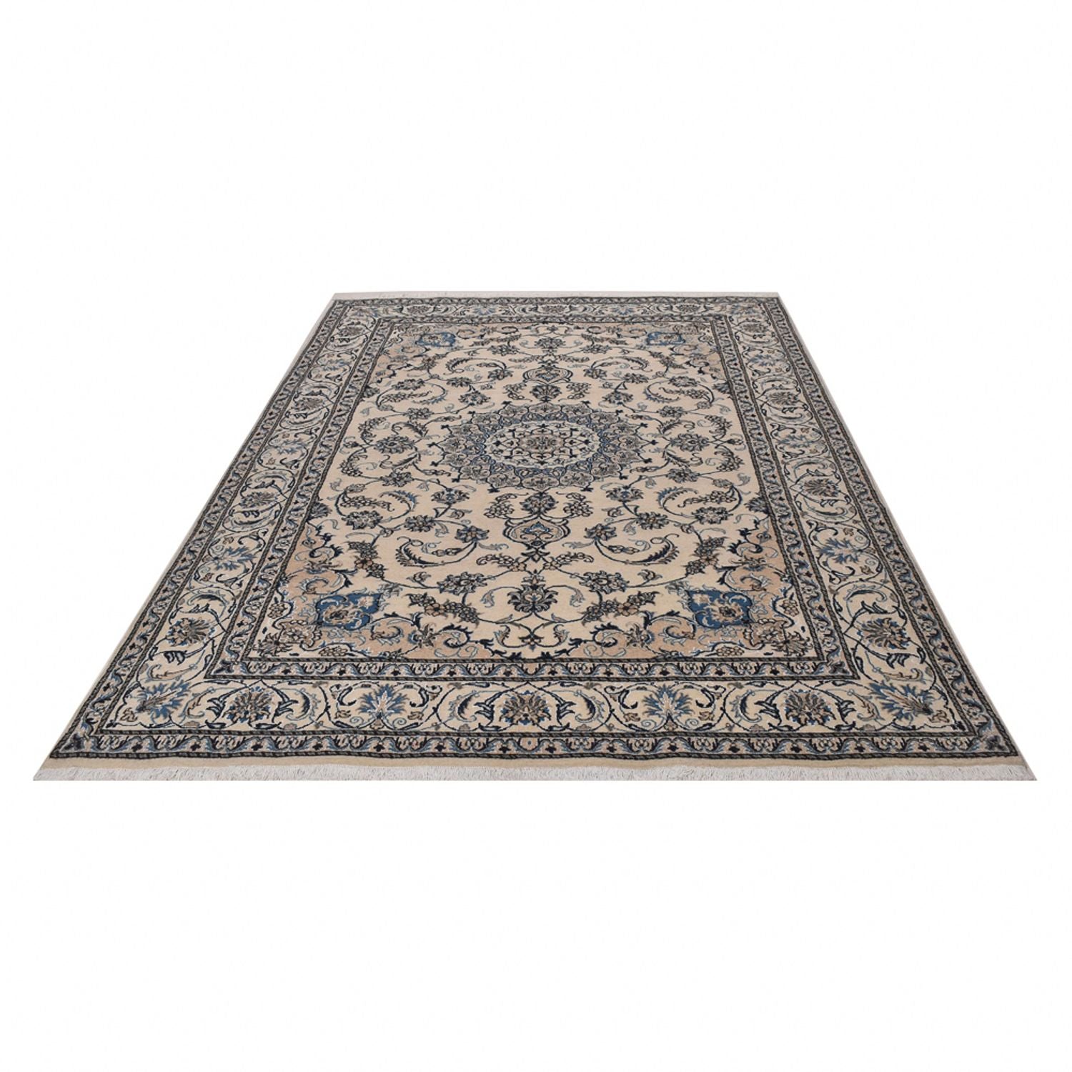 Alfombra persa - Nain - 293 x 194 cm - beige