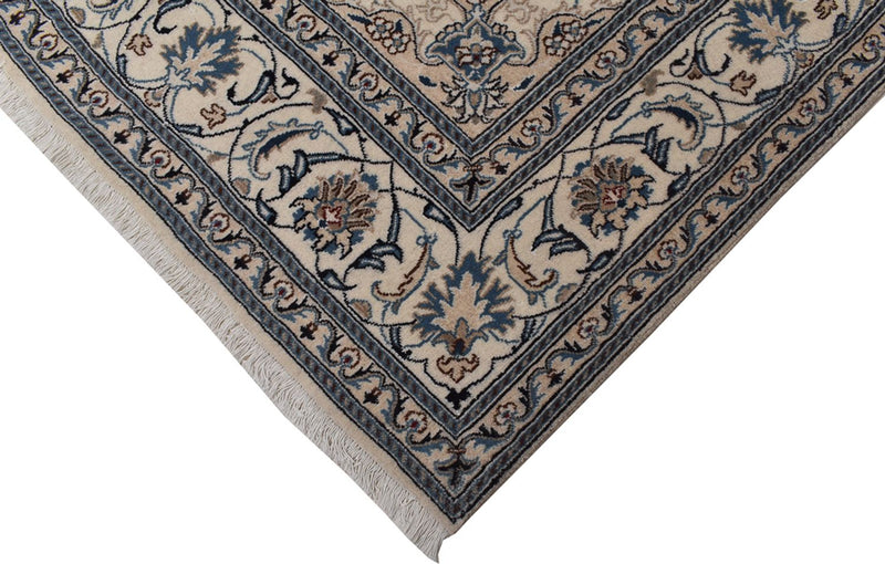 Alfombra persa - Nain - 305 x 194 cm - verde