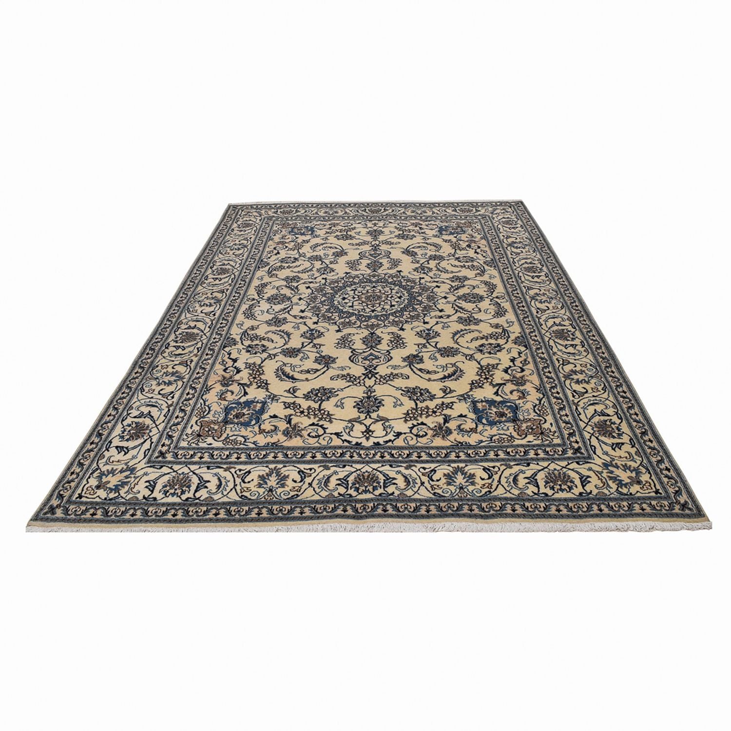 Alfombra persa - Nain - 295 x 194 cm - beige