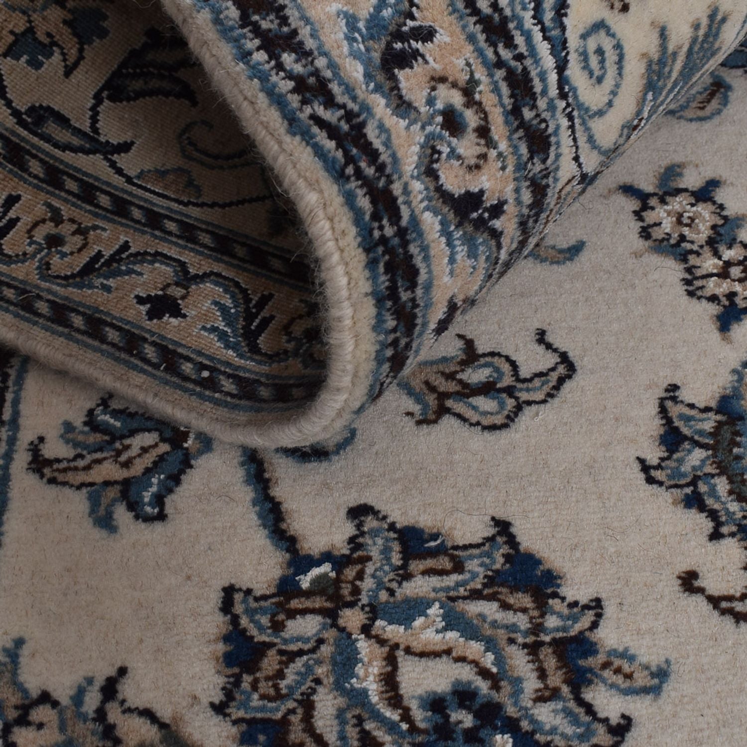 Alfombra persa - Nain - 295 x 196 cm - beige