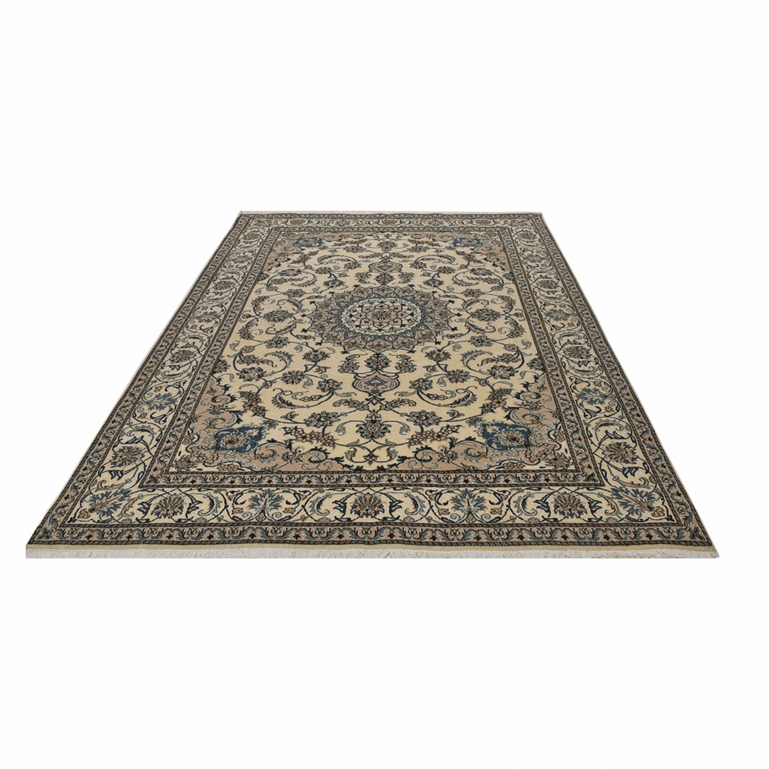 Alfombra persa - Nain - 296 x 193 cm - beige