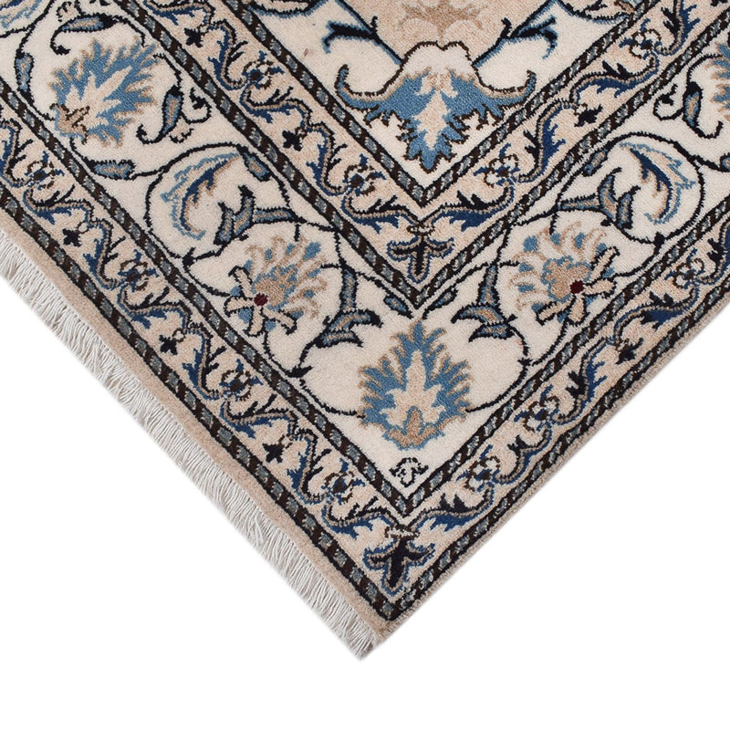 Alfombra persa - Nain - 205 x 147 cm - crema