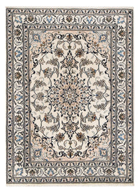 Alfombra persa - Nain - 202 x 146 cm - crema