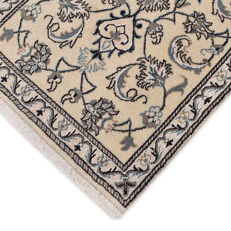 Alfombra persa - Nain - 138 x 67 cm - crema
