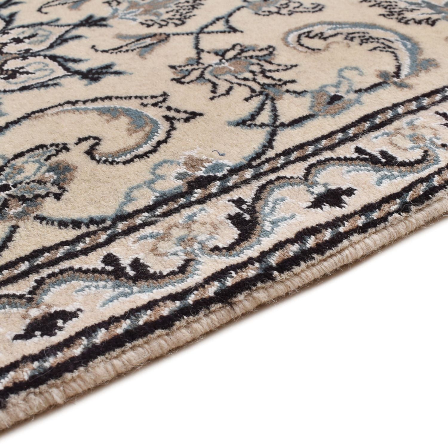 Alfombra persa - Nain - 138 x 67 cm - crema