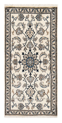 Alfombra persa - Nain - 140 x 69 cm - crema
