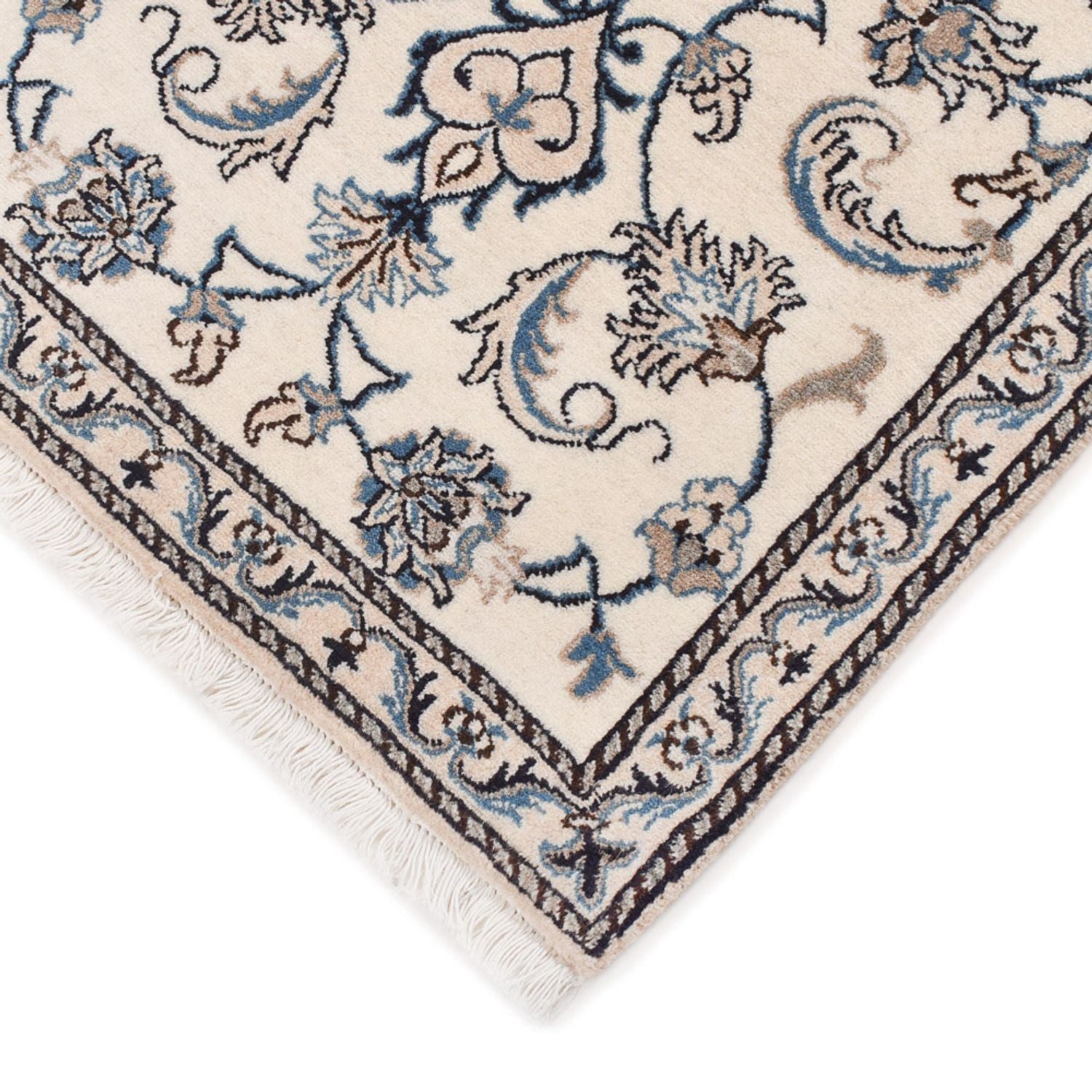Alfombra persa - Nain - 140 x 69 cm - crema