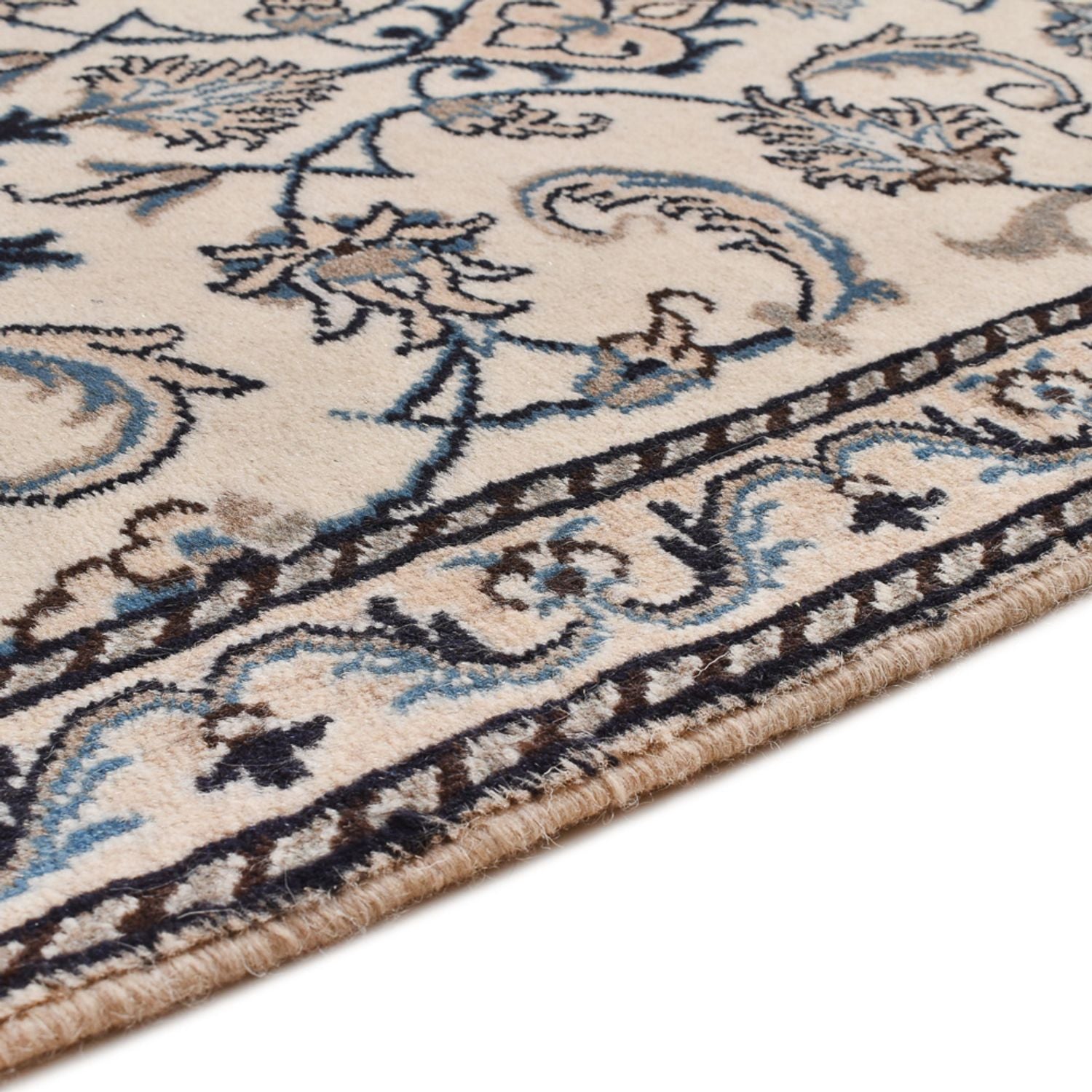 Alfombra persa - Nain - 140 x 69 cm - crema