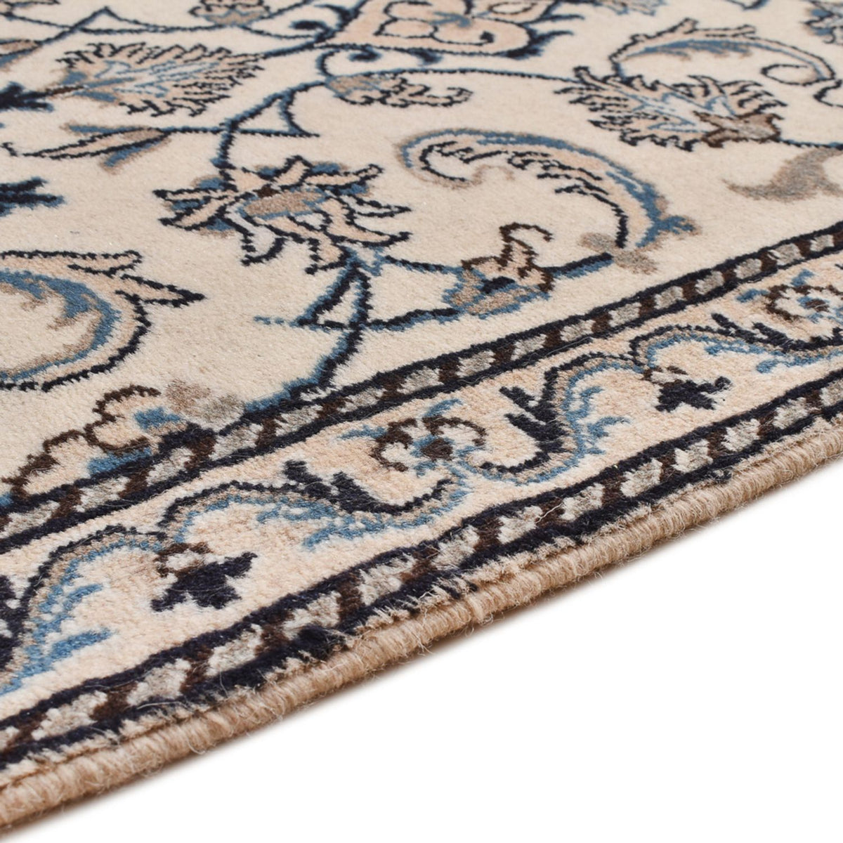 Alfombra persa - Nain - 140 x 69 cm - crema