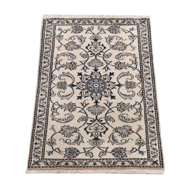 Alfombra persa - Nain - 140 x 69 cm - crema