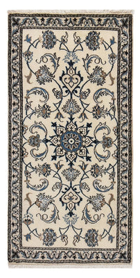 Alfombra persa - Nain - 136 x 68 cm - crema