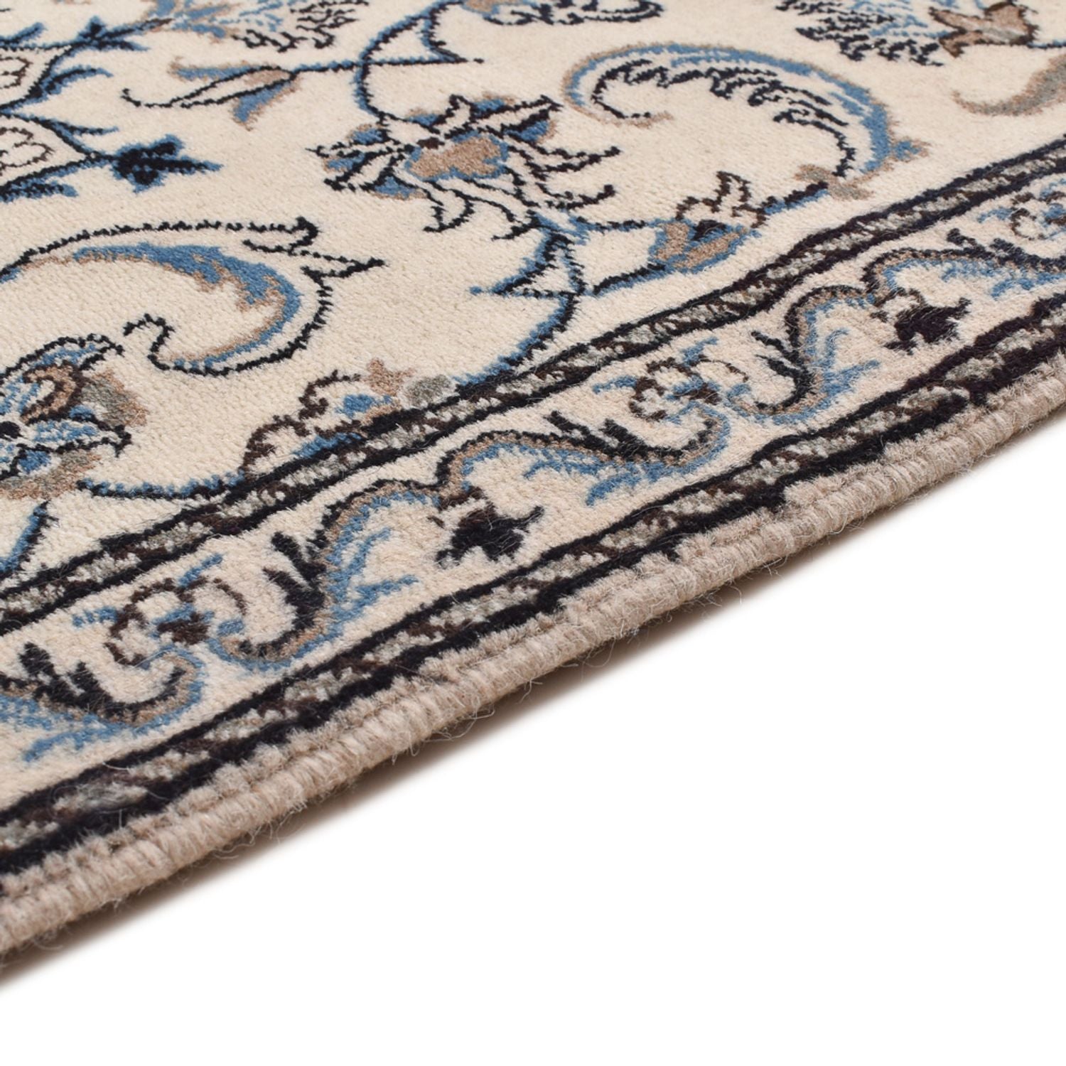 Alfombra persa - Nain - 136 x 68 cm - crema