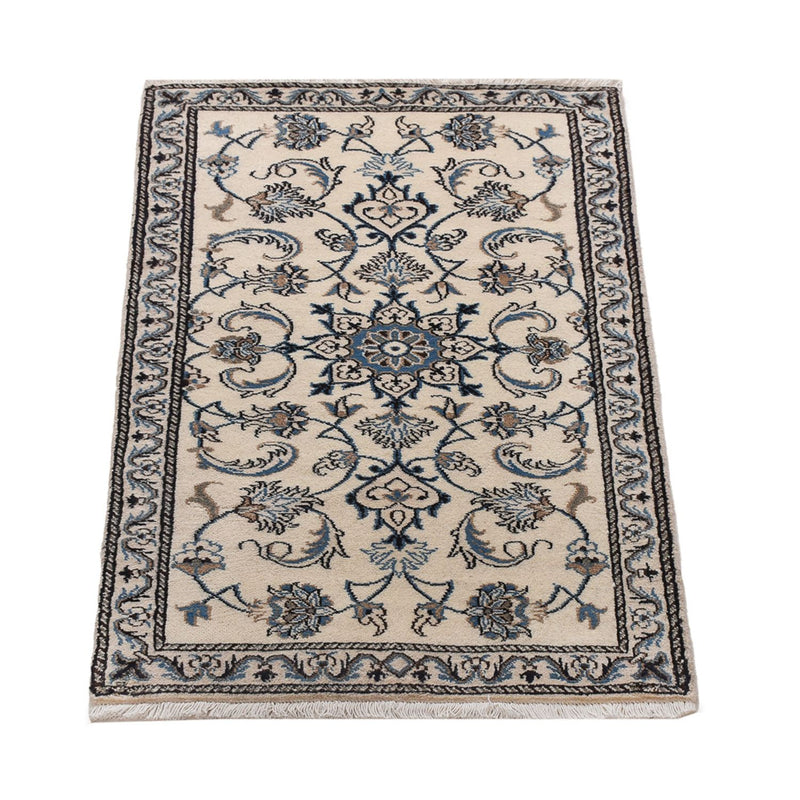 Alfombra persa - Nain - 136 x 68 cm - crema