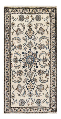 Alfombra persa - Nain - 142 x 69 cm - crema