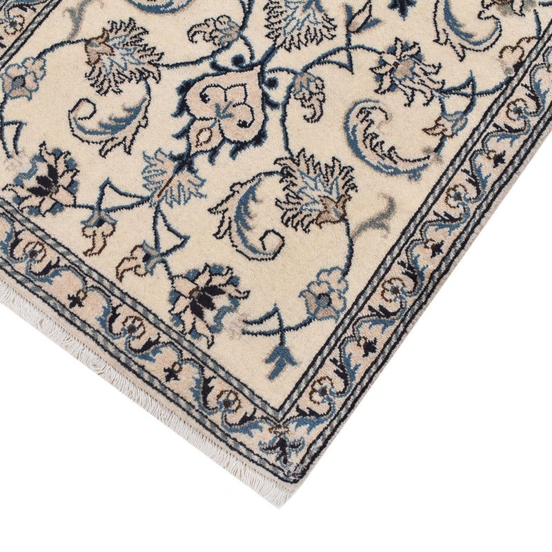Alfombra persa - Nain - 137 x 69 cm - crema
