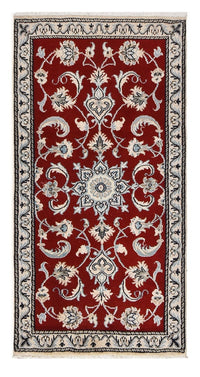 Alfombra persa - Nain - 139 x 69 cm - rojo