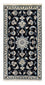 Alfombra persa - Nain - 134 x 68 cm - azul oscuro