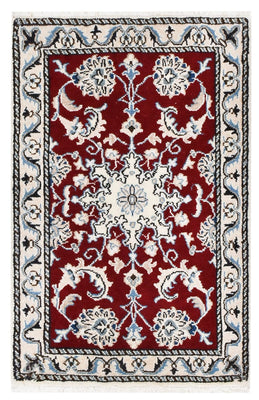Alfombra persa - Nain - 87 x 56 cm - rojo