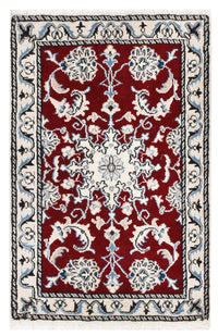 Alfombra persa - Nain - 87 x 56 cm - rojo