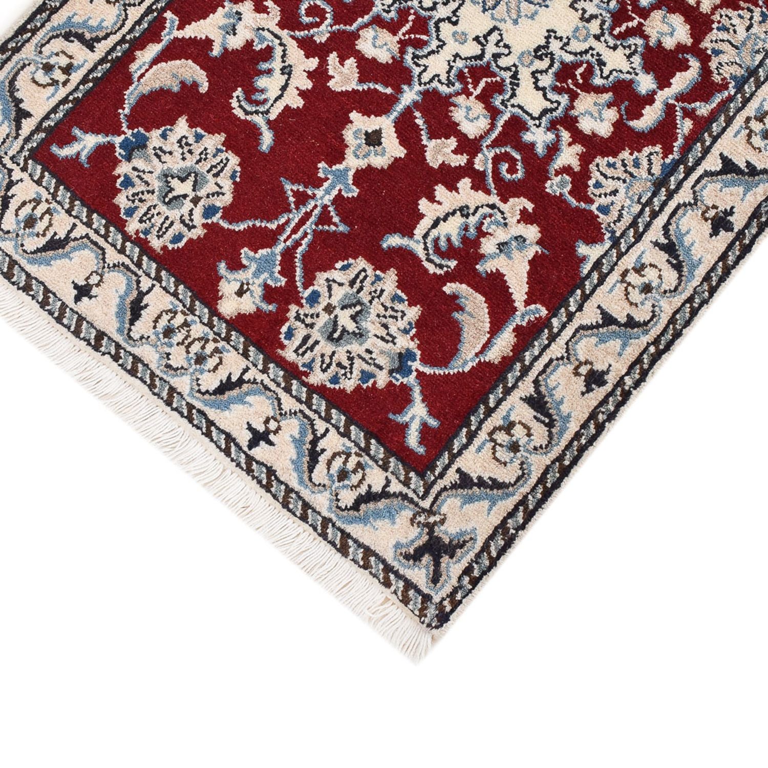 Alfombra persa - Nain - 87 x 56 cm - rojo