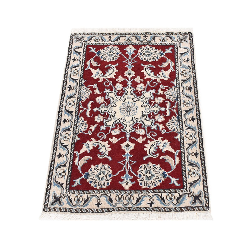 Alfombra persa - Nain - 87 x 56 cm - rojo
