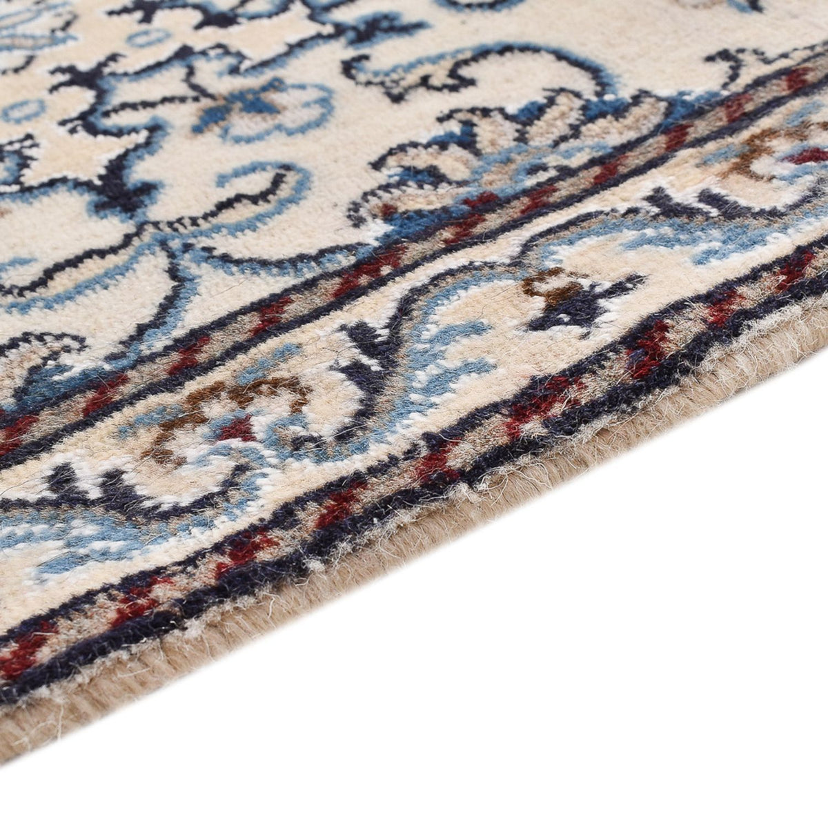 Alfombra persa - Nain - 90 x 56 cm - crema