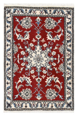 Alfombra persa - Nain - 89 x 57 cm - rojo