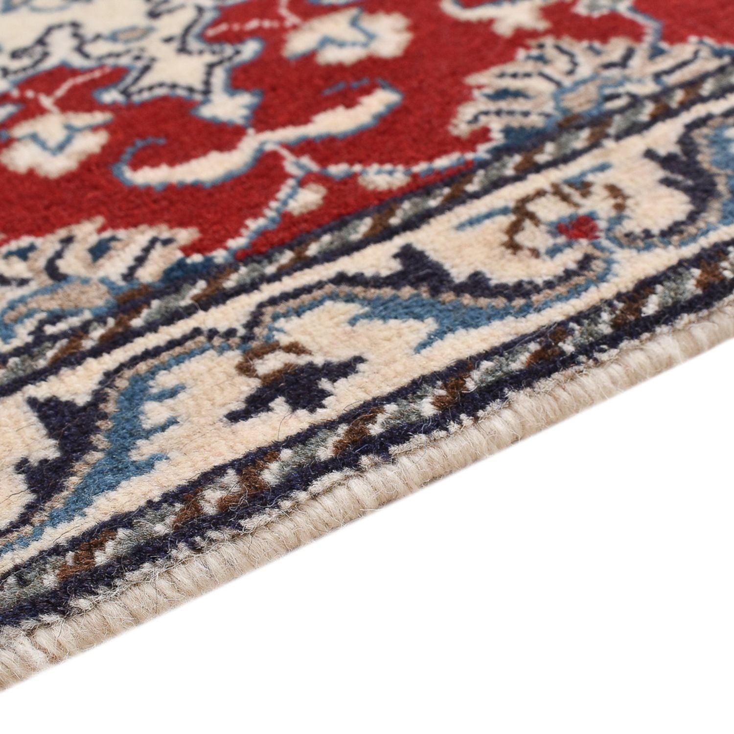 Alfombra persa - Nain - 89 x 57 cm - rojo